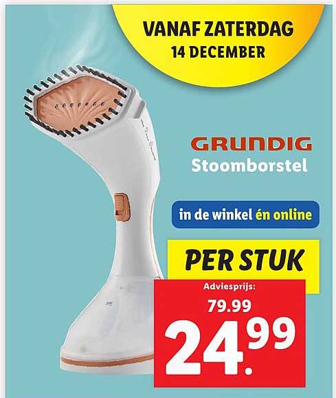 Grundig Stoomborstel aanbieding bij Lidl