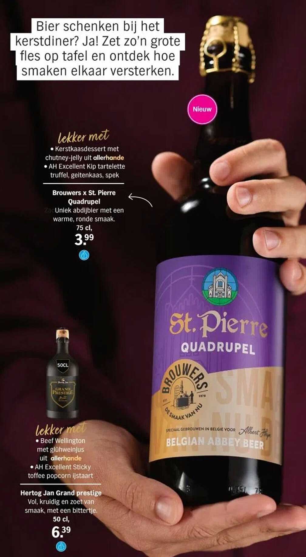 brouwers-x-st-pierre-quadrupel-aanbieding-bij-albert-heijn