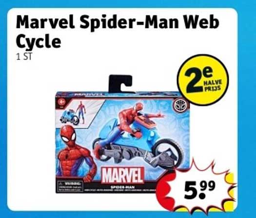 Marvel Spider-Man Web Cycle Aanbieding bij Kruidvat - FolderFeest.nl