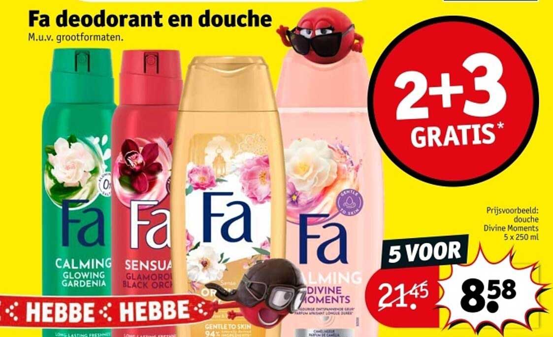 Fa deodorant en douche