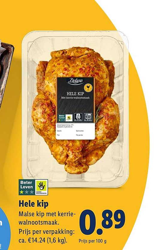 Kip Hele Kip Aanbieding bij Lidl - FolderFeest.nl
