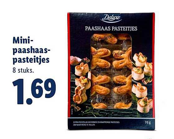 Mini-paashaas-pasteitjes