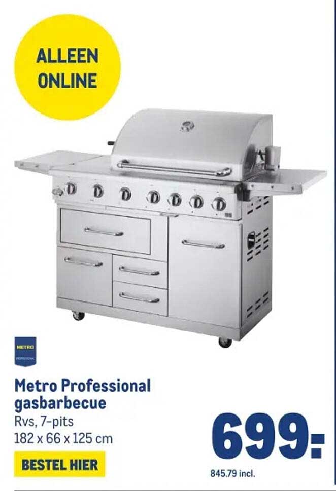 Metro Professional gasbarbecue
