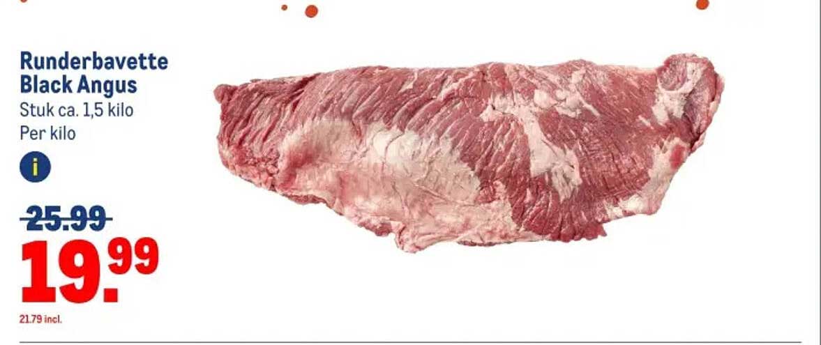 Runderbavette Black Angus