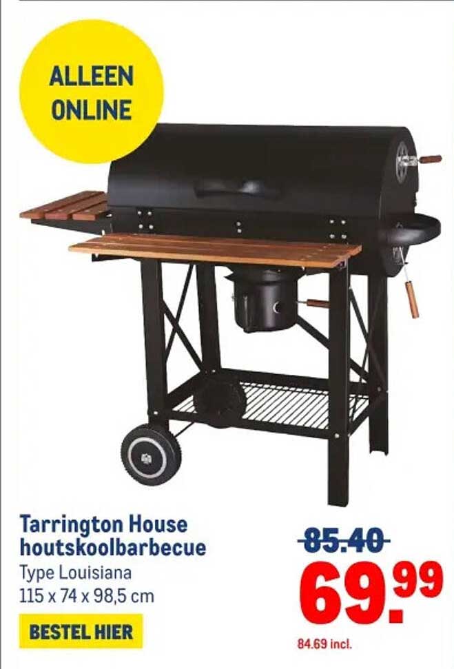 Tarrington House houts koolbarbecue