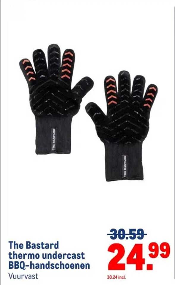 The Bastard thermo undercast BBQ-handschoenen