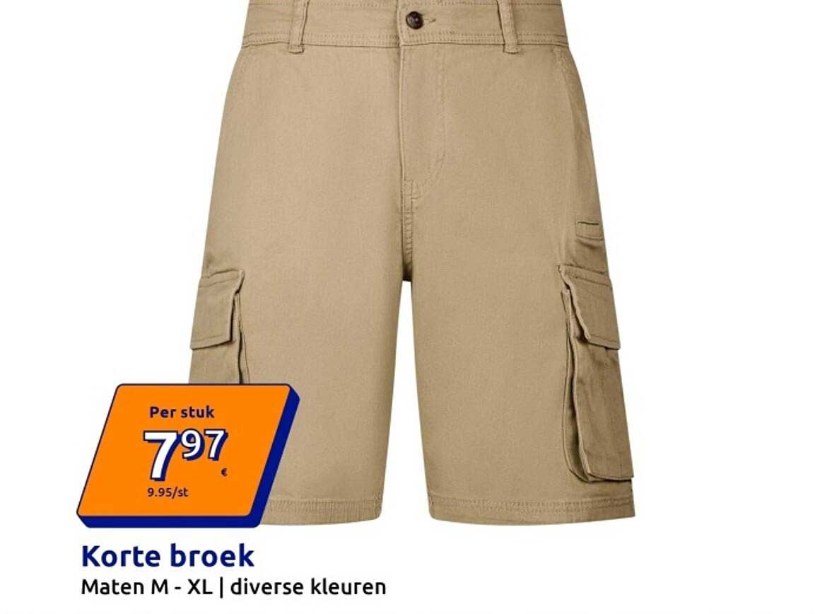 Korte broek Maten M - XL | diverse kleuren