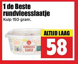 1 de Beste rundvlees-slaatje