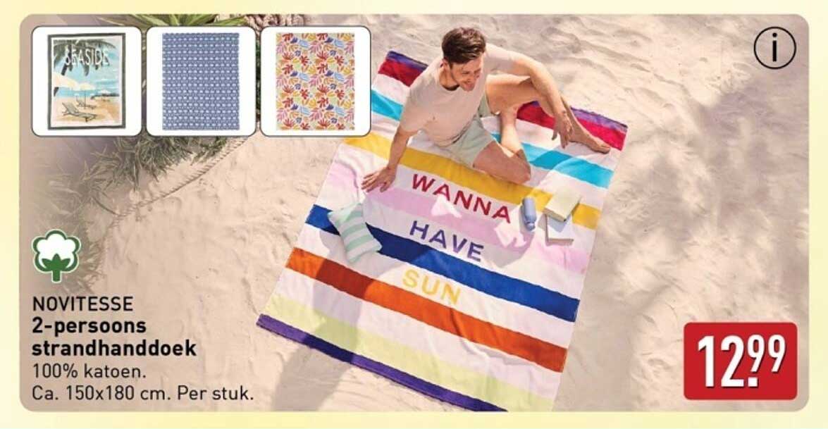 2-persoons strandhanddoek