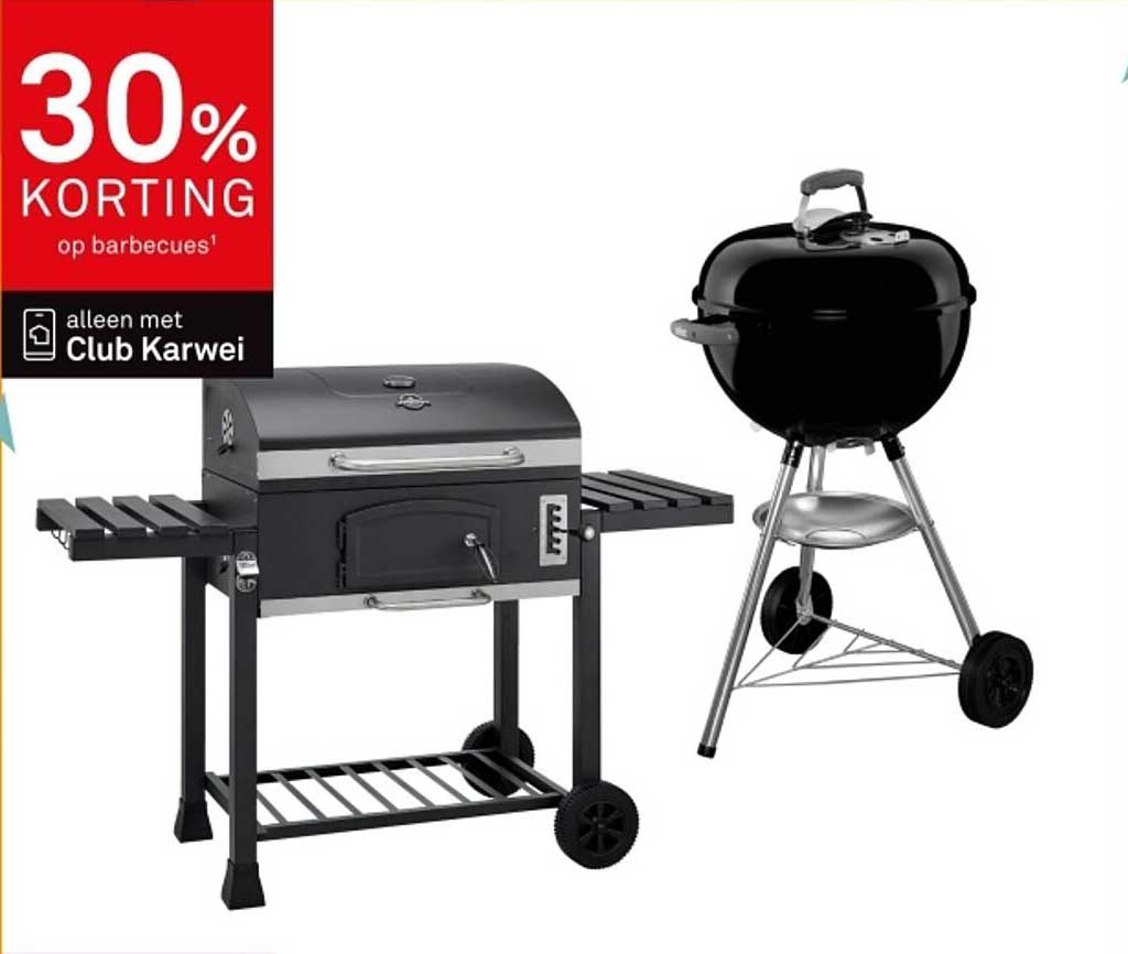 30% KORTING op barbecues
