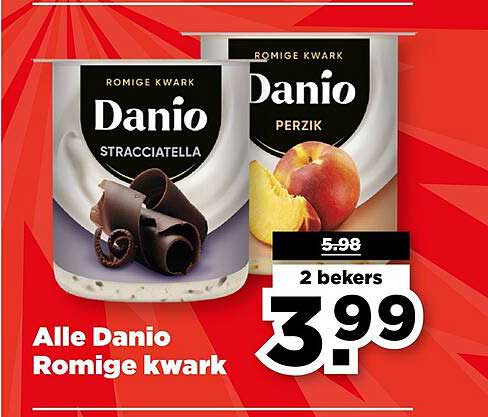 Alle Danio Romige kwark