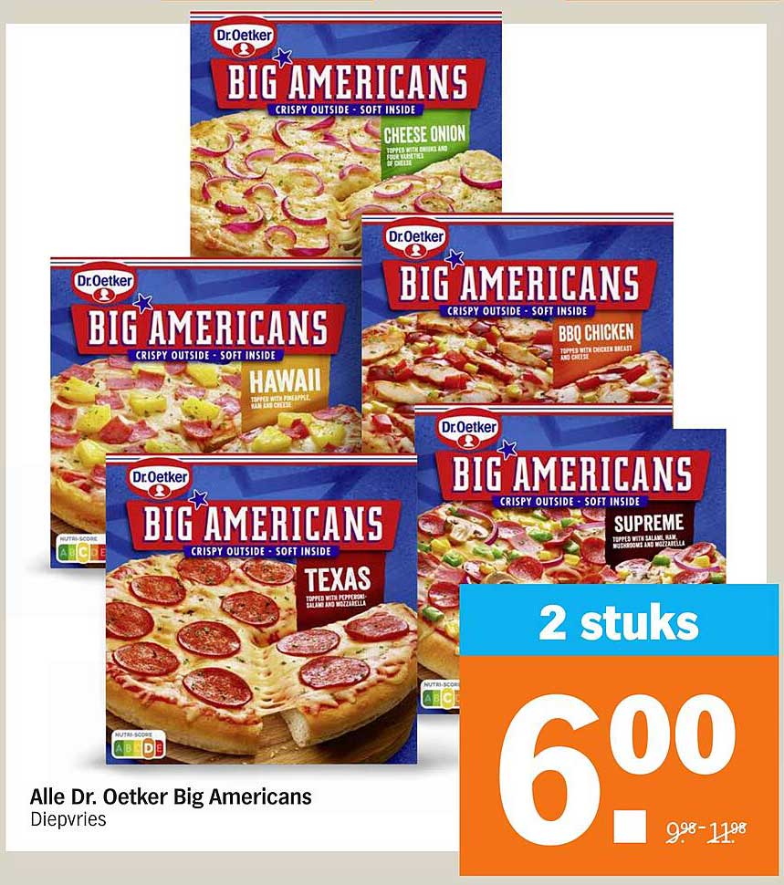Alle Dr. Oetker Big Americans