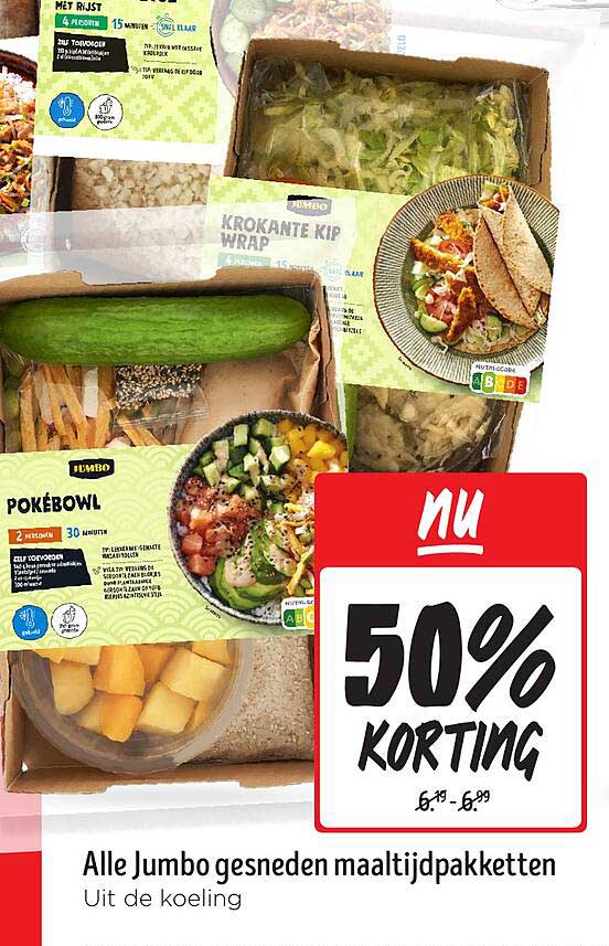 Alle Jumbo gesneden maaltijdpakketten