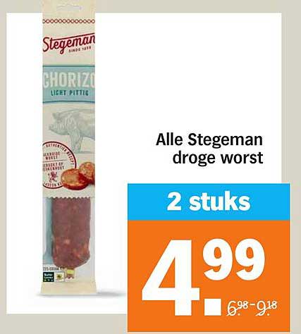 Alle Stegeman droge worst