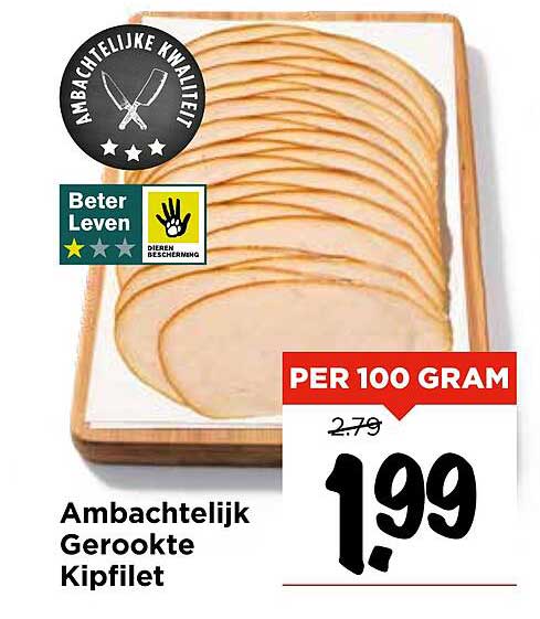 Ambachtelijk Gerookte Kipfilet