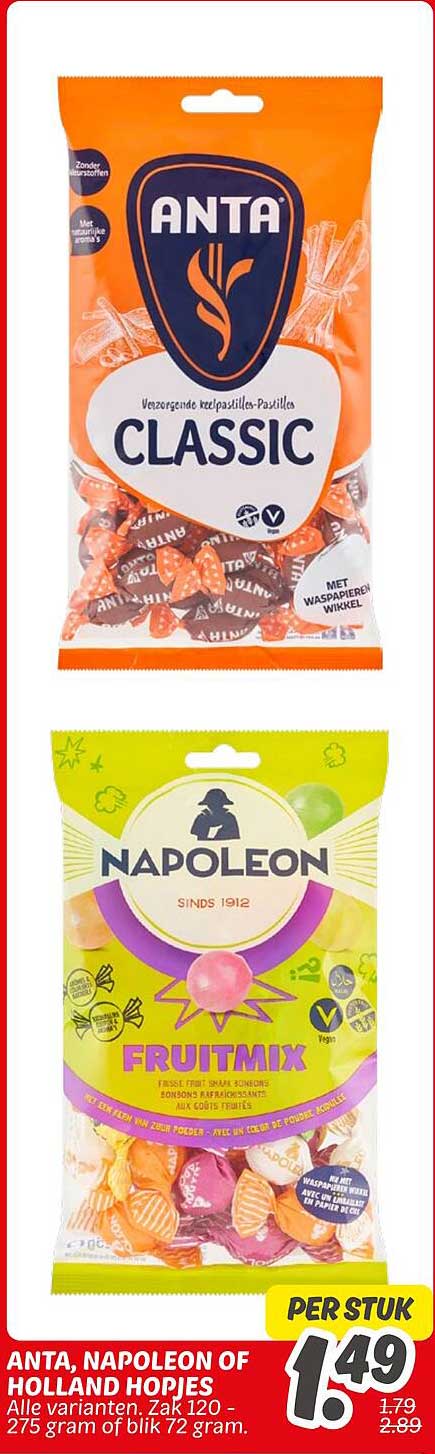 ANTA, NAPOLEON OF HOLLAND HOPJES