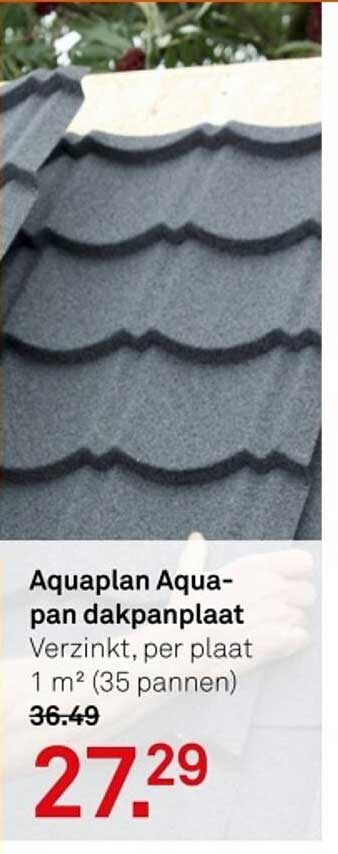 Aquaplan Aqua-pan dakpanplaat