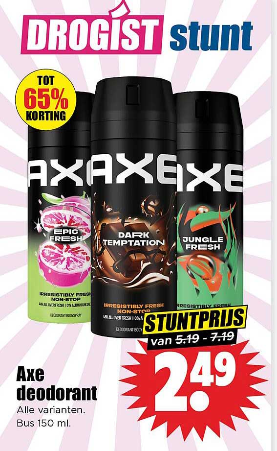 Axe deodorant