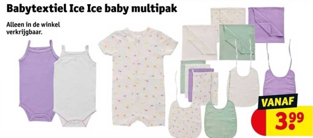 Babytextiel Ice Ice baby multipak