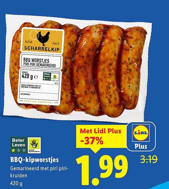 BBQ-kipworstjes