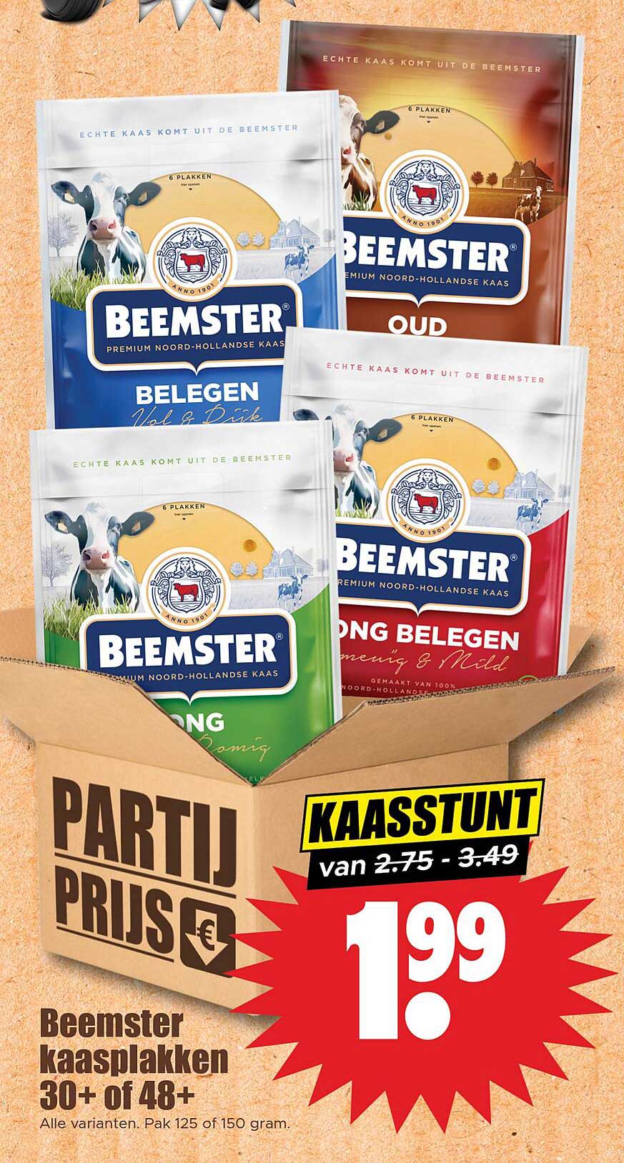 Beemster kaasplakken 30+ of 48+