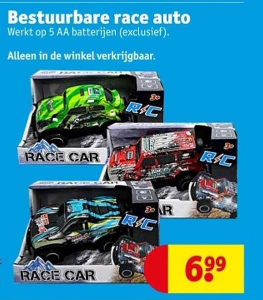 Bestuurbare race auto
