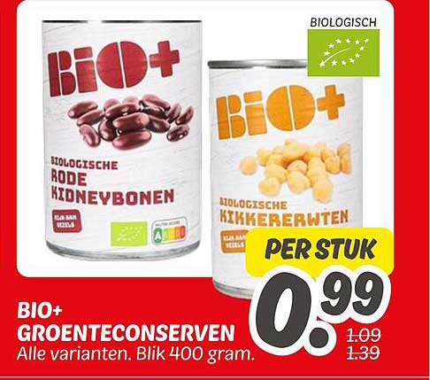 BIO+ GROENTECONSERVEN