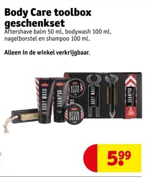 Body Care toolbox geschenkset