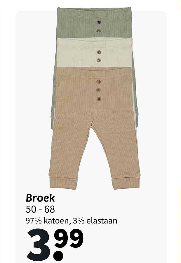 Broek 50 - 68
