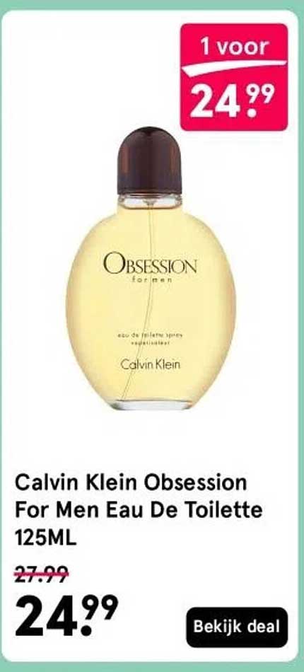 Calvin Klein Obsession For Men Eau De Toilette 125ML