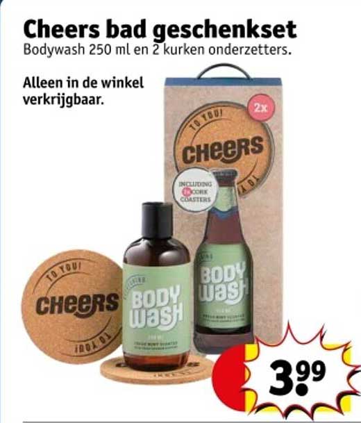Cheers bad geschenkset