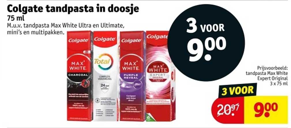 Colgate tandpasta in doosje 75 ml