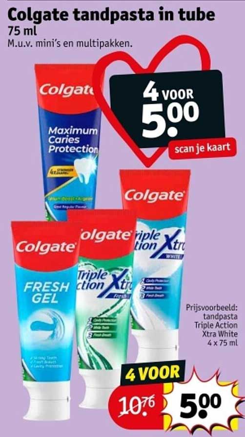 Colgate tandpasta in tube 75 ml