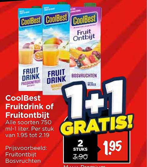 CoolBest Fruitdrink of Fruitontbijt