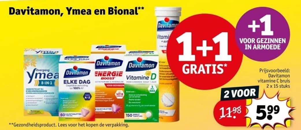Davitamon, Ymea en Bional**