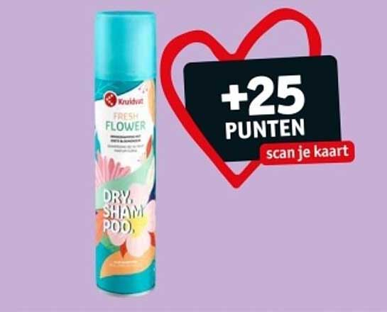 DEAL: KRUIDVAT DRY SHAMPOO FRESH FLOWER