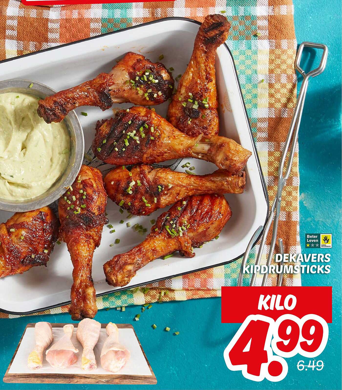 DEKAVERS KIPDRUMSTICKS