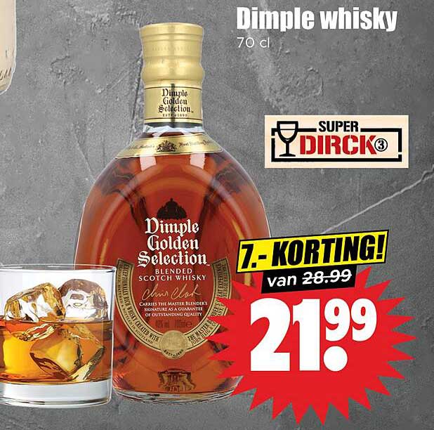 Dimple whisky 70 cl