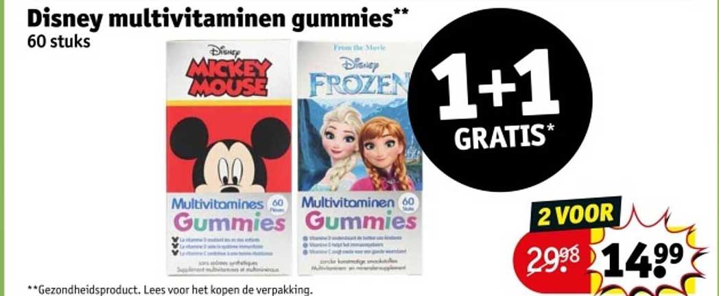 Disney multivitaminen gummies** 60 stuks