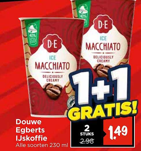 Douwe Egberts IJs koffie - Alle soorten 230 ml