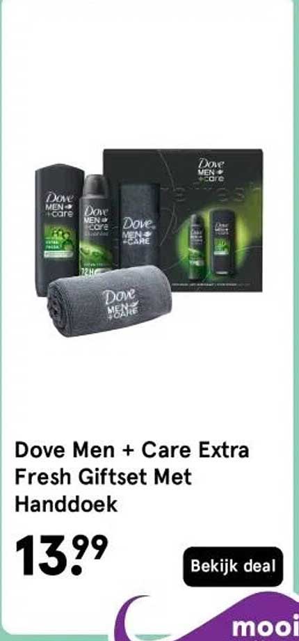 Dove Men + Care Extra Fresh Giftset Met Handdoek