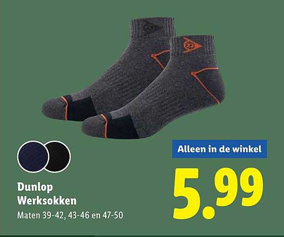 Dunlop Werksokken
