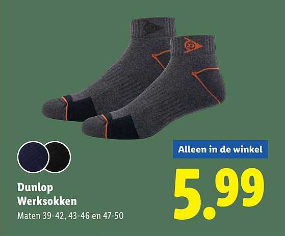 Dunlop Werksokken