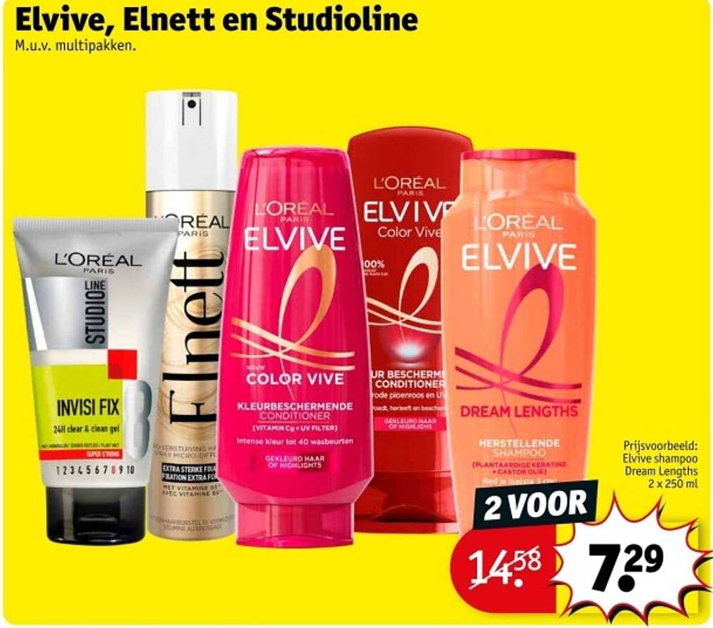 Elvive, Elnett en Studioline M.u.v. multipakken