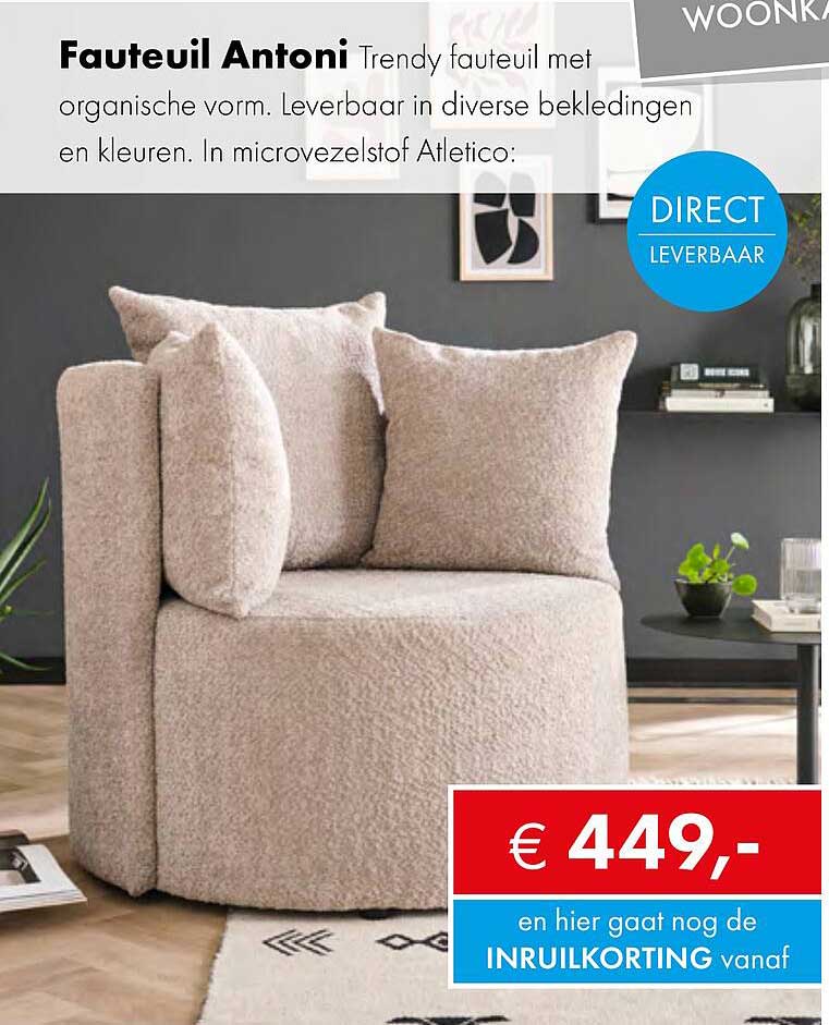 Fauteuil Antoni