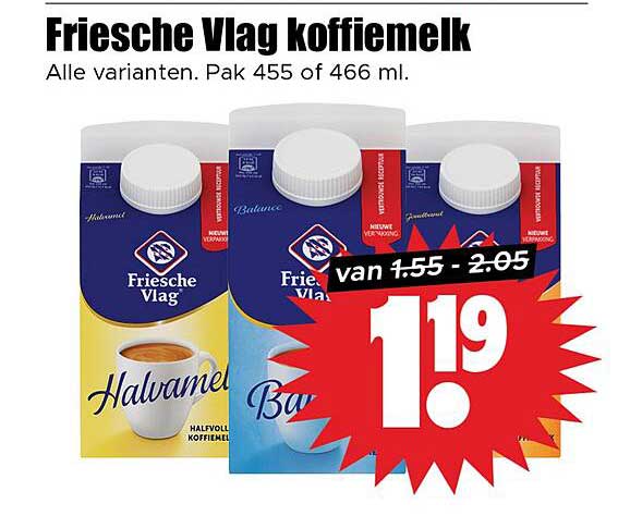 Friesche Vlag koffiemelk