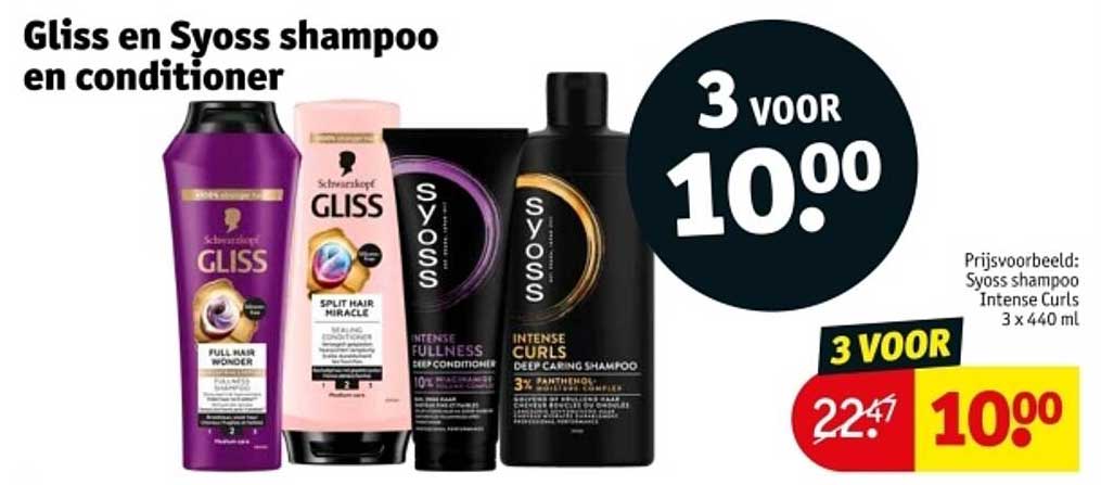 Gliss en Syoss shampoo en conditioner