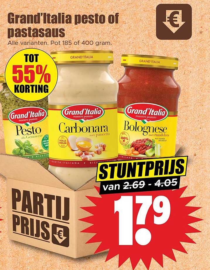 Grand'Italia pesto of pastasaus