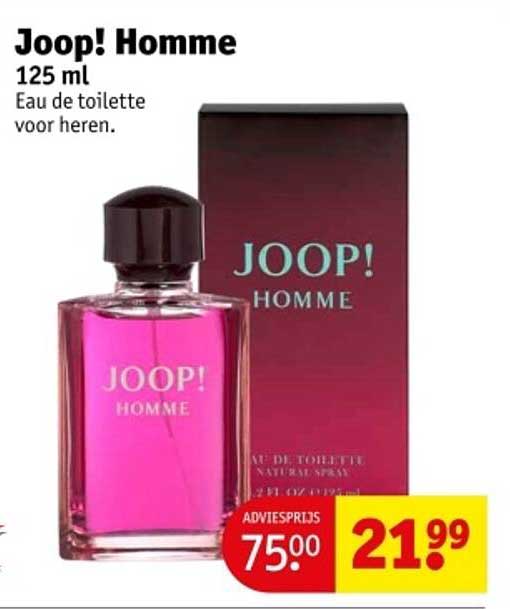 Joop! Homme 125 ml Eau de toilette voor heren.