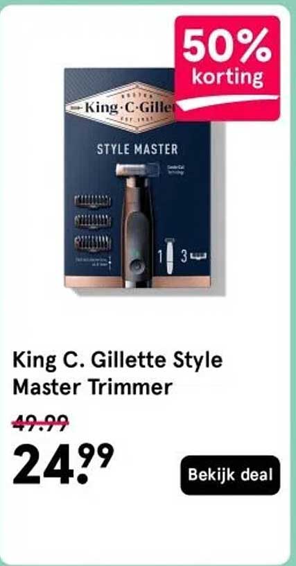 King C. Gillette Style Master Trimmer